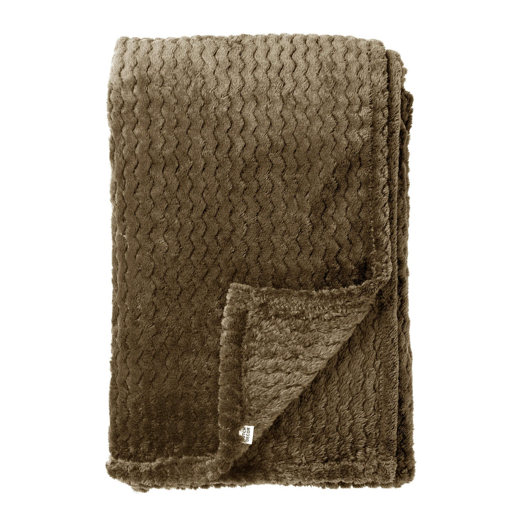 Dutch Decor Mara - Plaid 150x200 cm - Militair Olijf - Groen