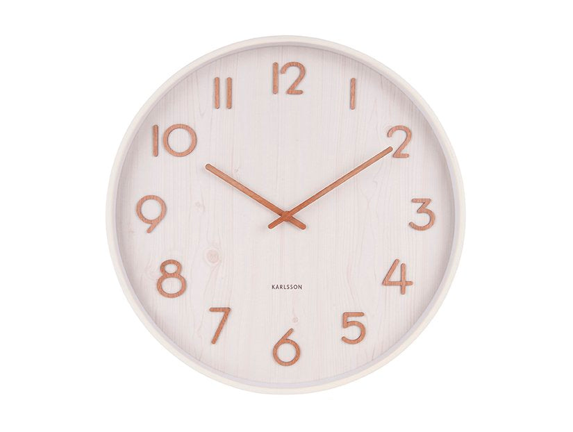 Wandklok Puur Medium