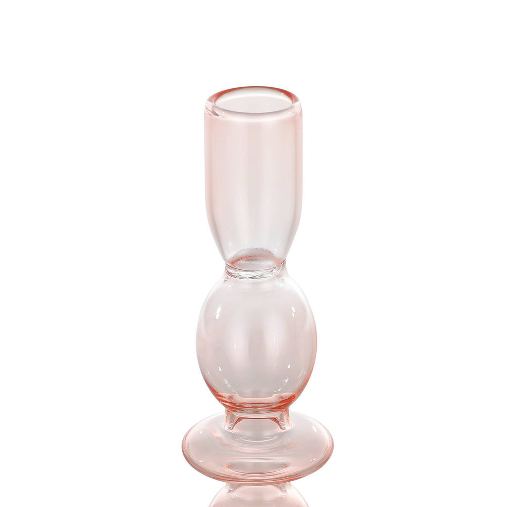 Candlestick Molume Roze 8x18cm