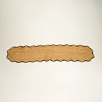 Jute gevlochten tafelloper – houtskool – natuurlijk eetdecor