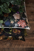 Sierkussen 45x45 cm Groen Synthetisch Bloemen Kussenhoes met Kussenvulling