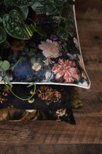 Sierkussen 45x45 cm Groen Synthetisch Bloemen Kussenhoes met Kussenvulling