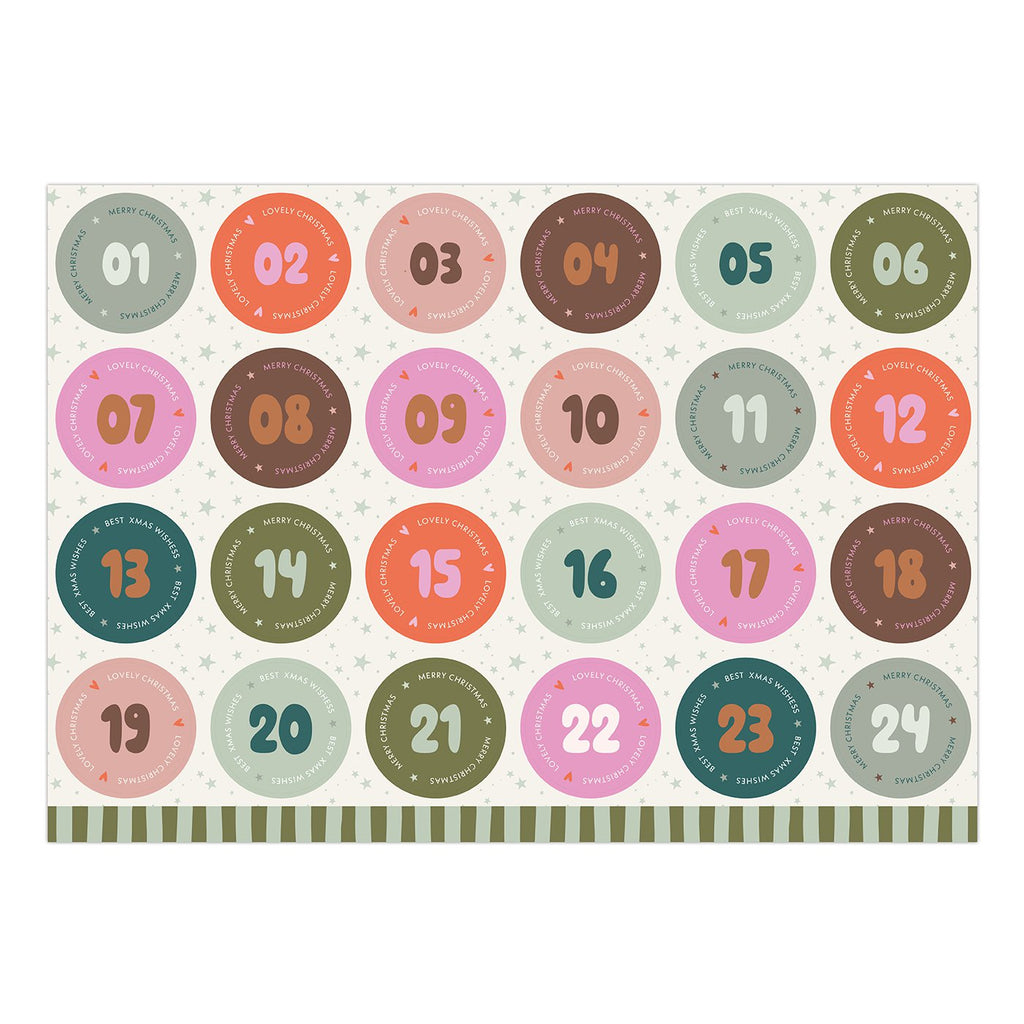 Stickervellen A4 Xmas '26 - 25 stuks