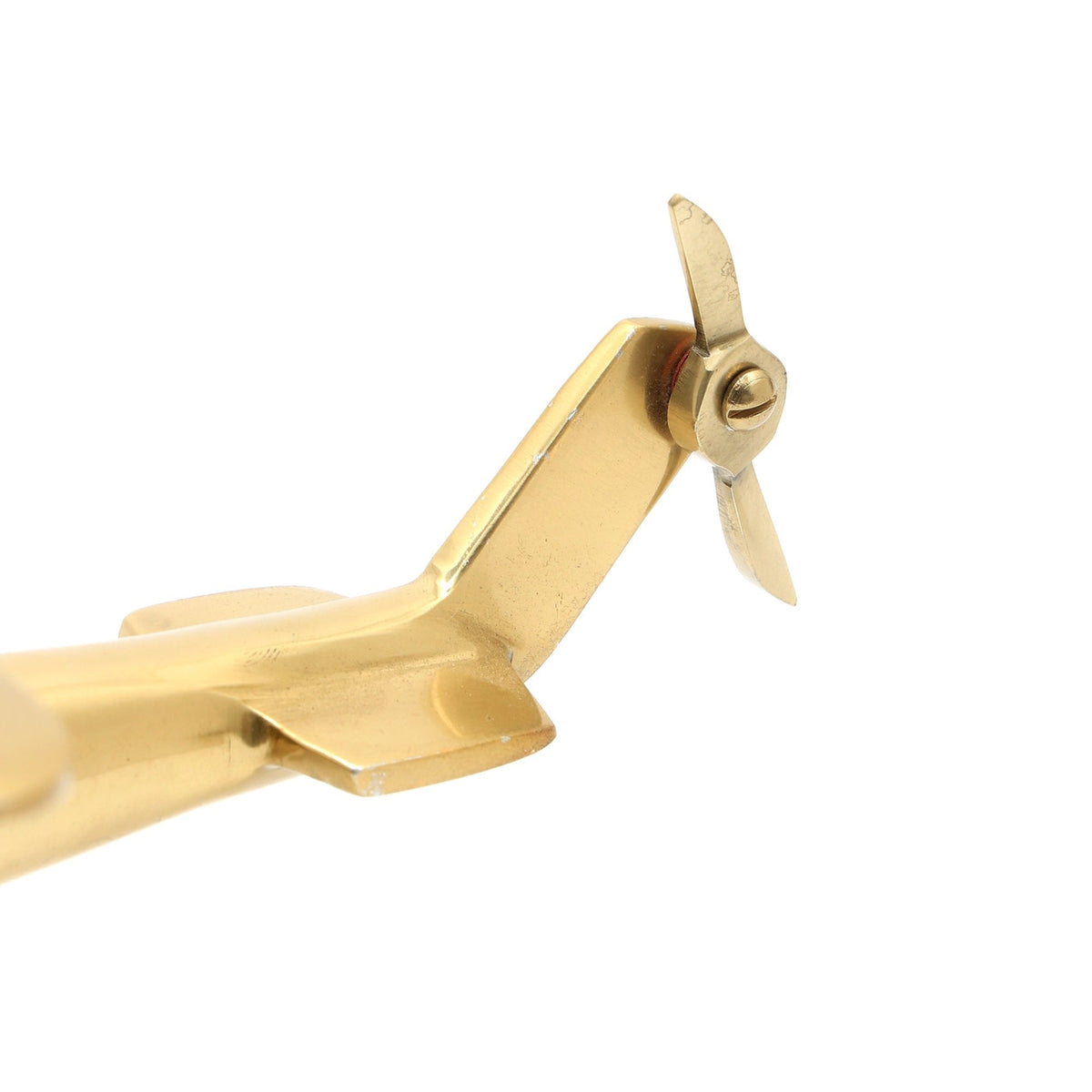 Klassiek vliegtuighelikopterbureaudecor | Aluminium afwerking | Goud