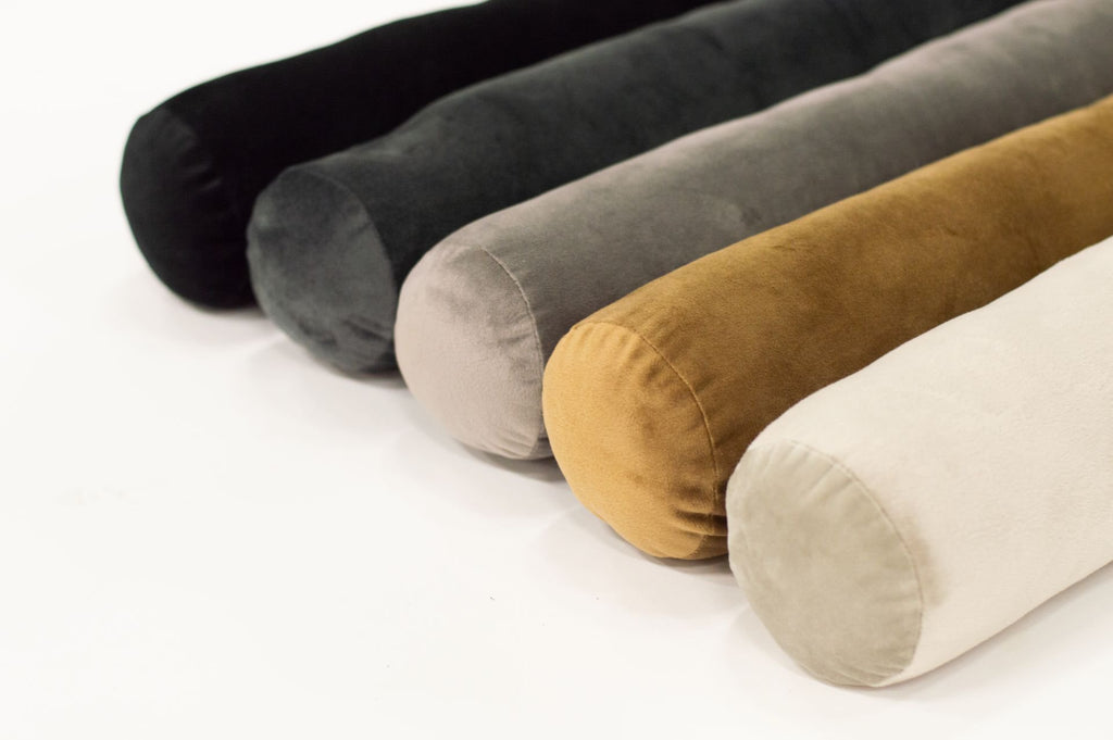 Textino Finn - Tochtstopper 90x10 cm - Fluweel - Puimsteen - Beige