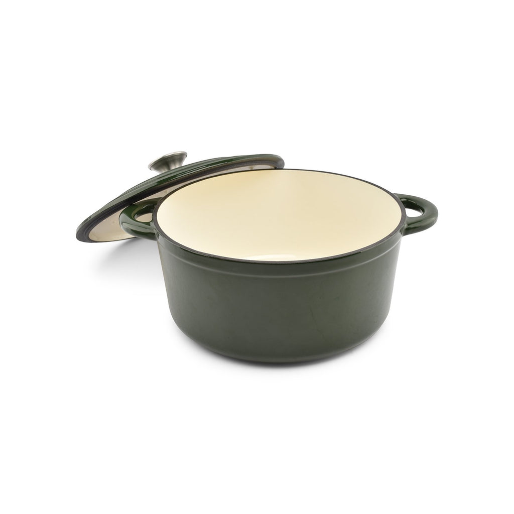 Kookpot 26cm gietijzer groen Ferno