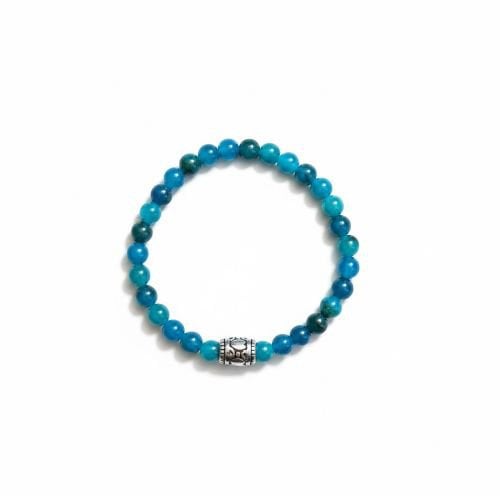 Dames armband Apatiet 6 mm met Basic kraal