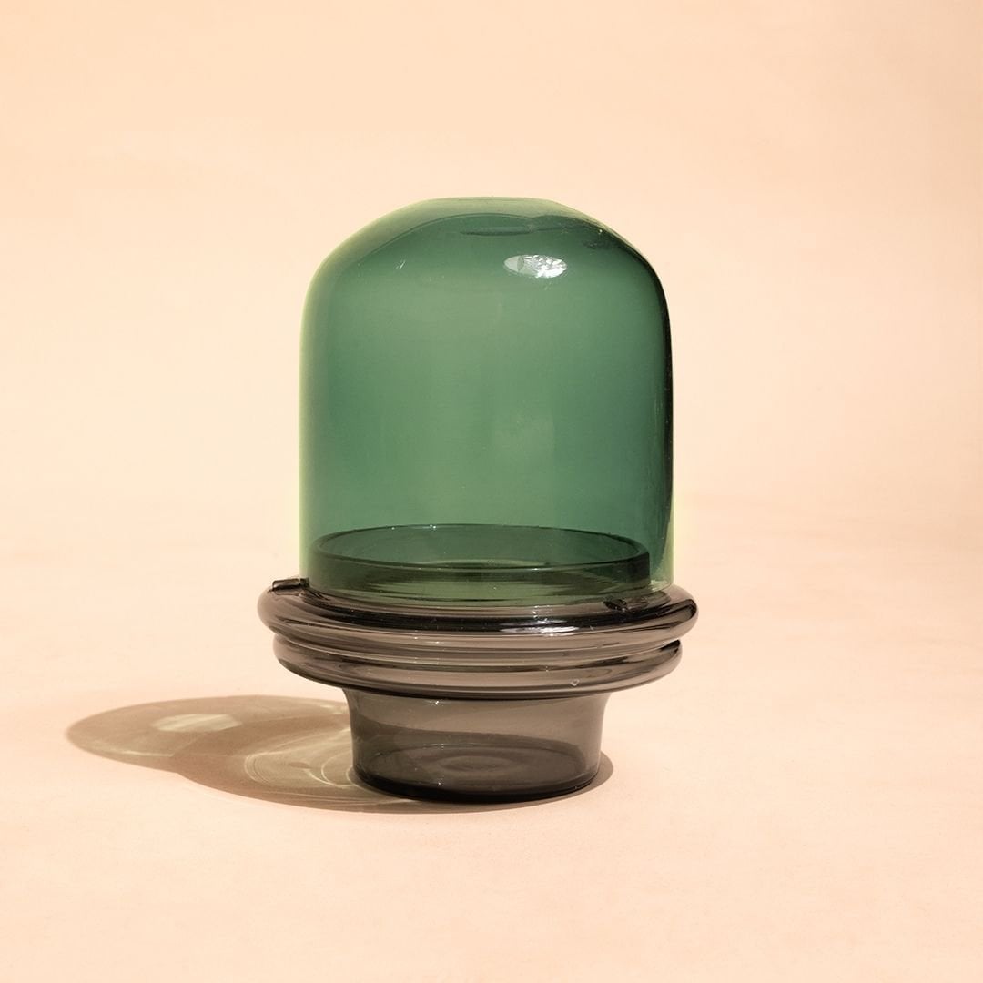 Koepelkaarshouder van borosilicaatglas