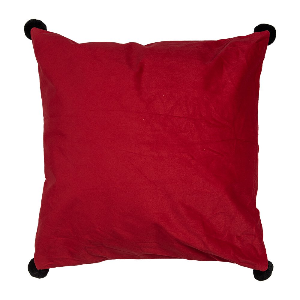 Kussenhoes 45x45 cm Rood Wit Polyester