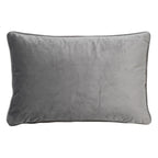 Nederlands decor Finn - Kussen fluweel 40x60 cm - Micro -chip - Grijs