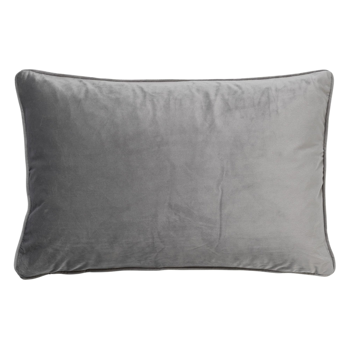 Nederlands decor Finn - Kussen fluweel 40x60 cm - Micro -chip - Grijs