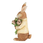 Decoratie Beeld Konijn 39 cm Bruin Kunststof