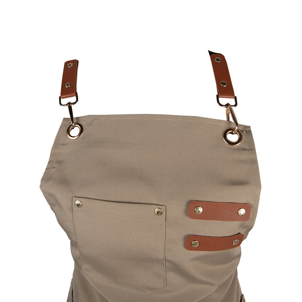 Keukenschort 75x66 cm Beige Polyester