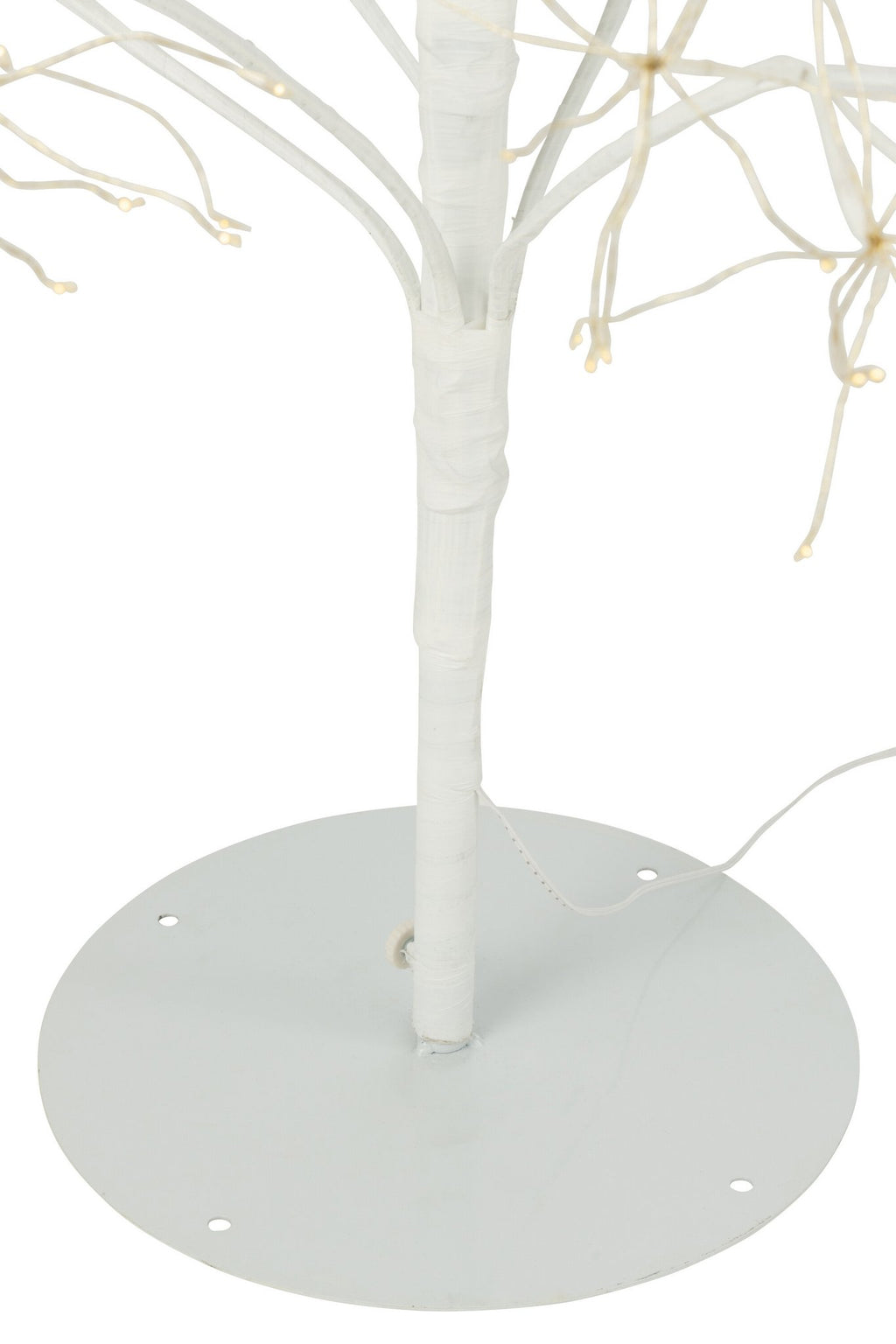 J-Line decoratie Boom 2700 Led - metaal - wit - L