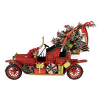 Kerstdecoratie Beeld Auto 38x16x27 cm Rood Metaal