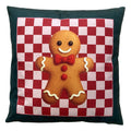 Sierkussen 45x45 cm Bruin Polyester Gingerbread man