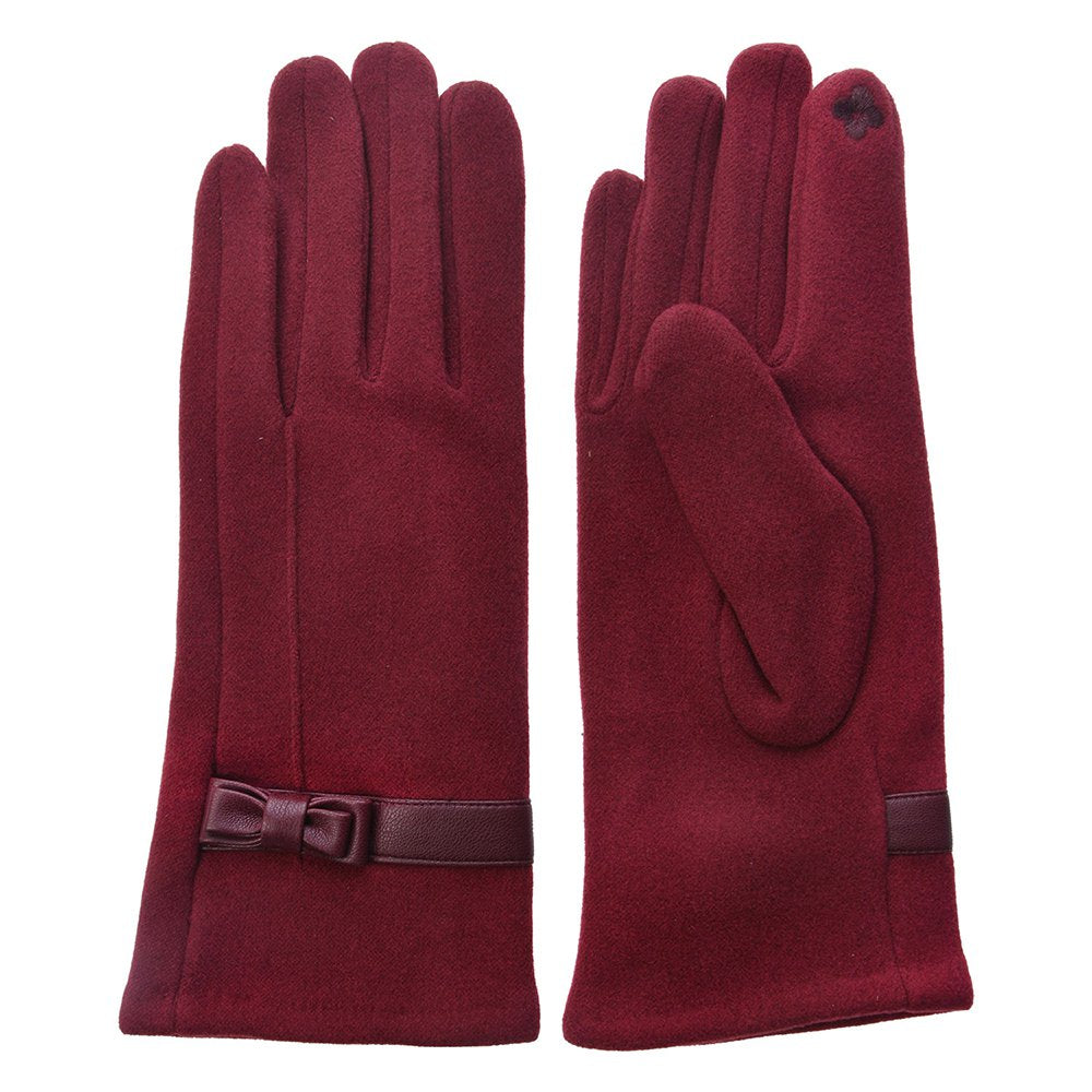 Handschoenen Winter 8x24 cm Rood Polyester Handschoenen Dames