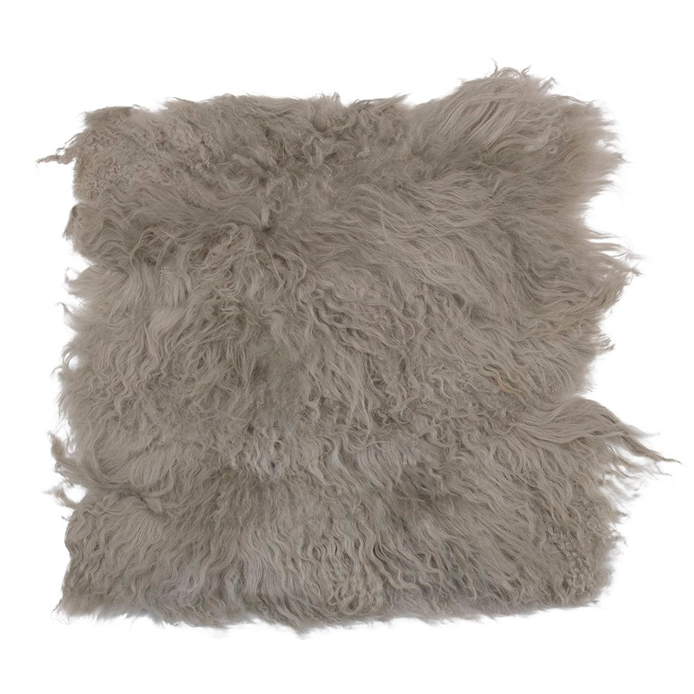 Stoelvachtje schaap krulhaar grijs 40x40cm
