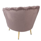 Fauteuil 83x75x76 cm Roze Textiel