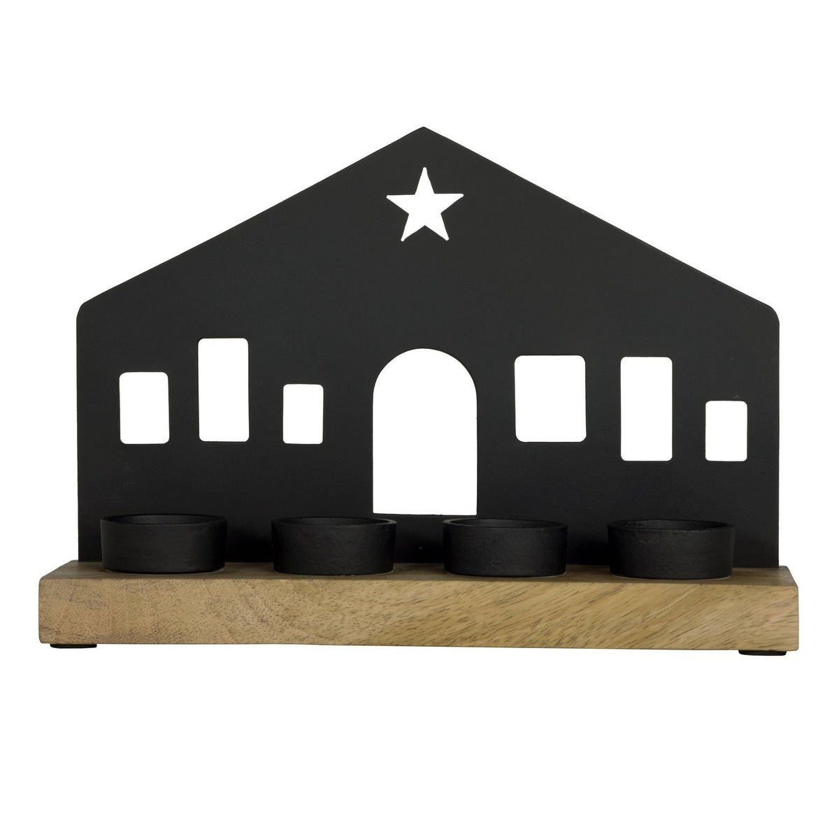 Ornament Baliguian Zwart 29x9x20 cm