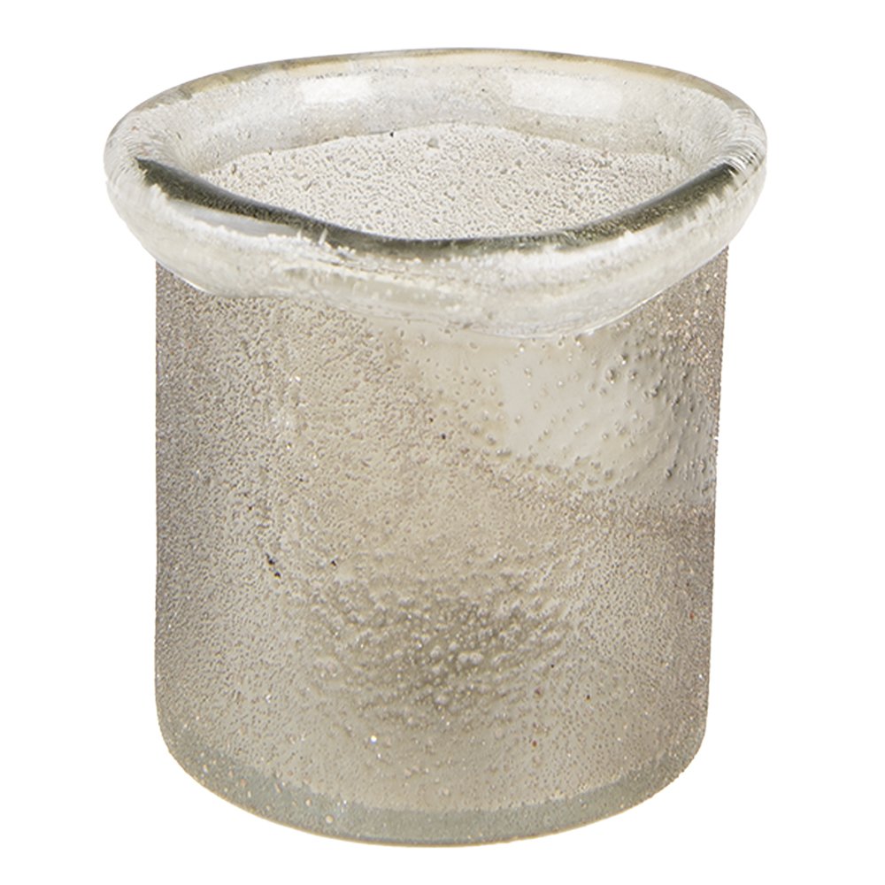 Theelichthouder Ø 9x9 cm Groen Glas Waxinelichthouder