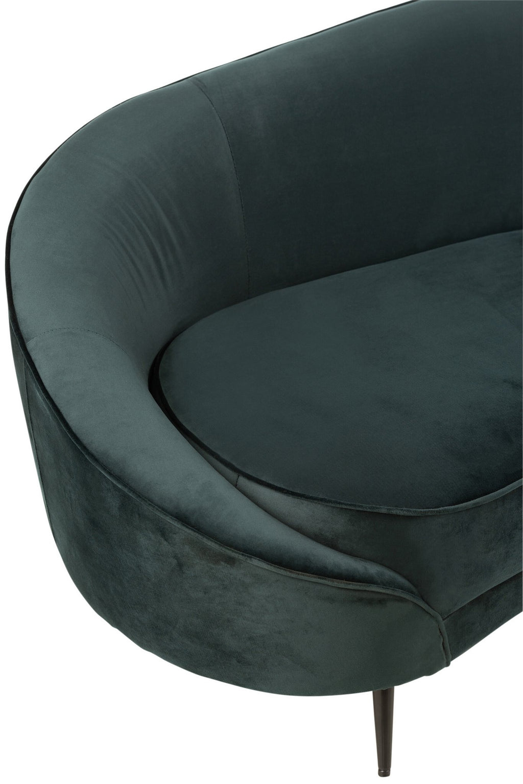 J-Line Sofa Elisabeth Textiel/Metaal Groen