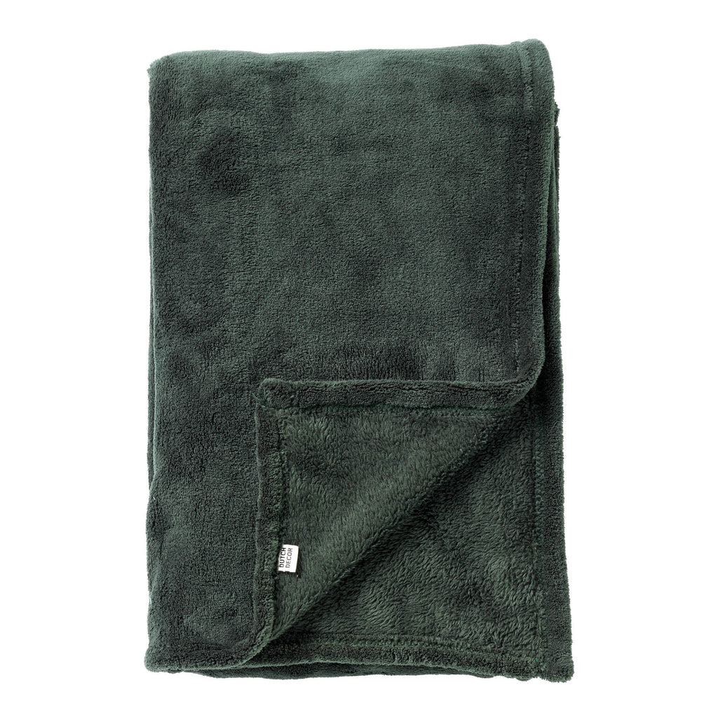 Dutch Decor Owen - Plaid 130x160 cm - Bergzicht - Groen