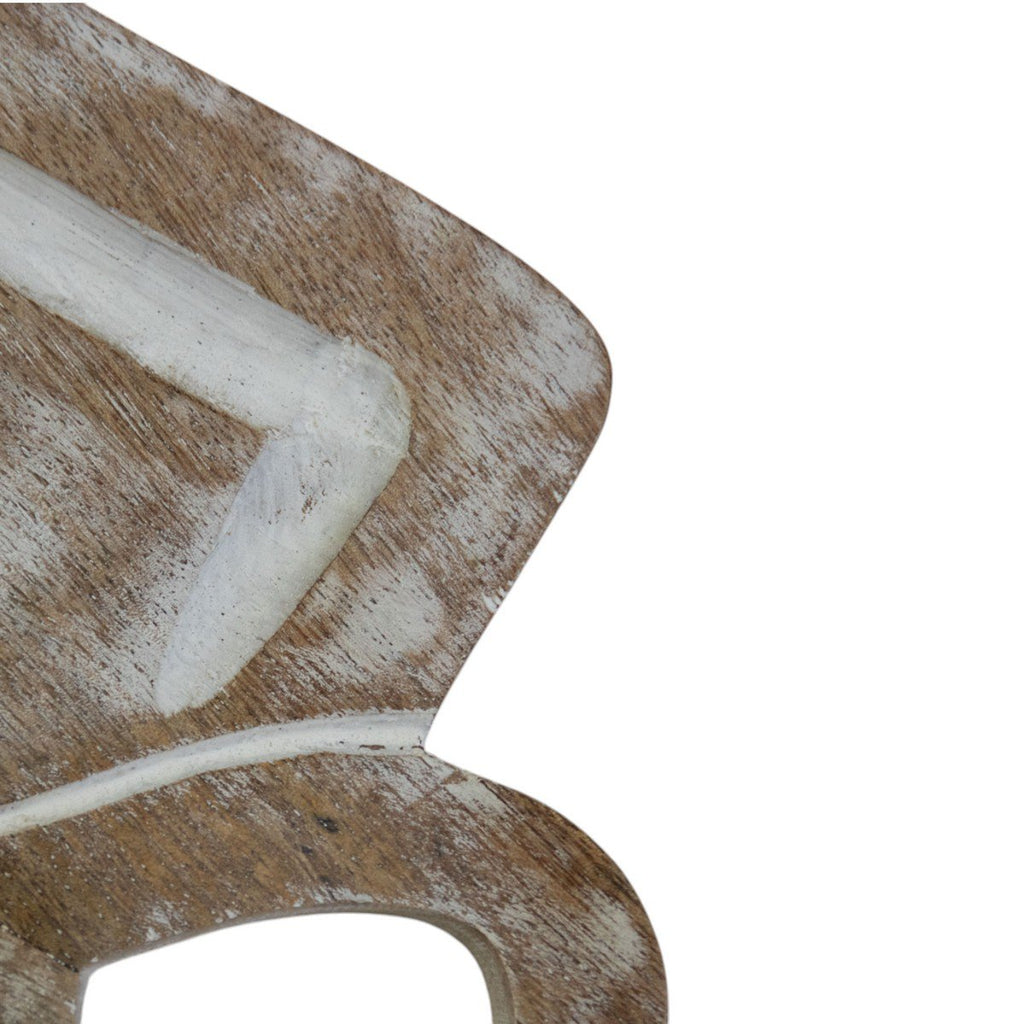 Snijplank mango hout heart 40x17cm