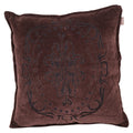Cushion Velvet chic 50x50 dark brown