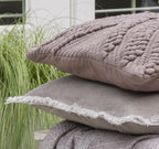 Dutch Decor Burto - Cushion 45x45 cm Driftwood - Taupe