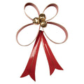 Decoratie Strik 37x9x55 cm Rood Metaal
