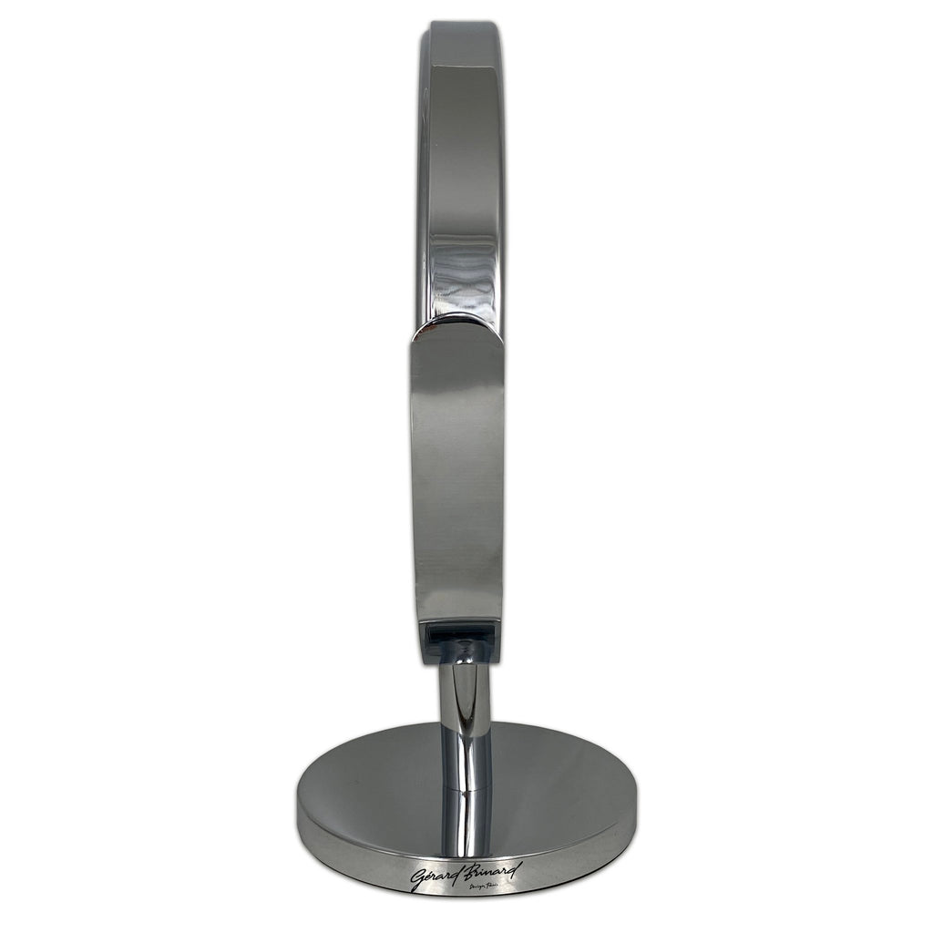 Metalen make-up spiegel groot 25CM Ø 7X vergroting