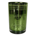 Theelichthouder ruit groen large 18cm*