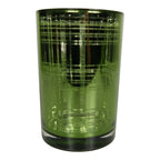 Theelichthouder ruit groen large 18cm*