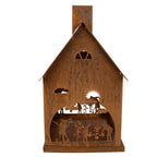Decoratie Beeld 17x17x28 cm Bruin Metaal