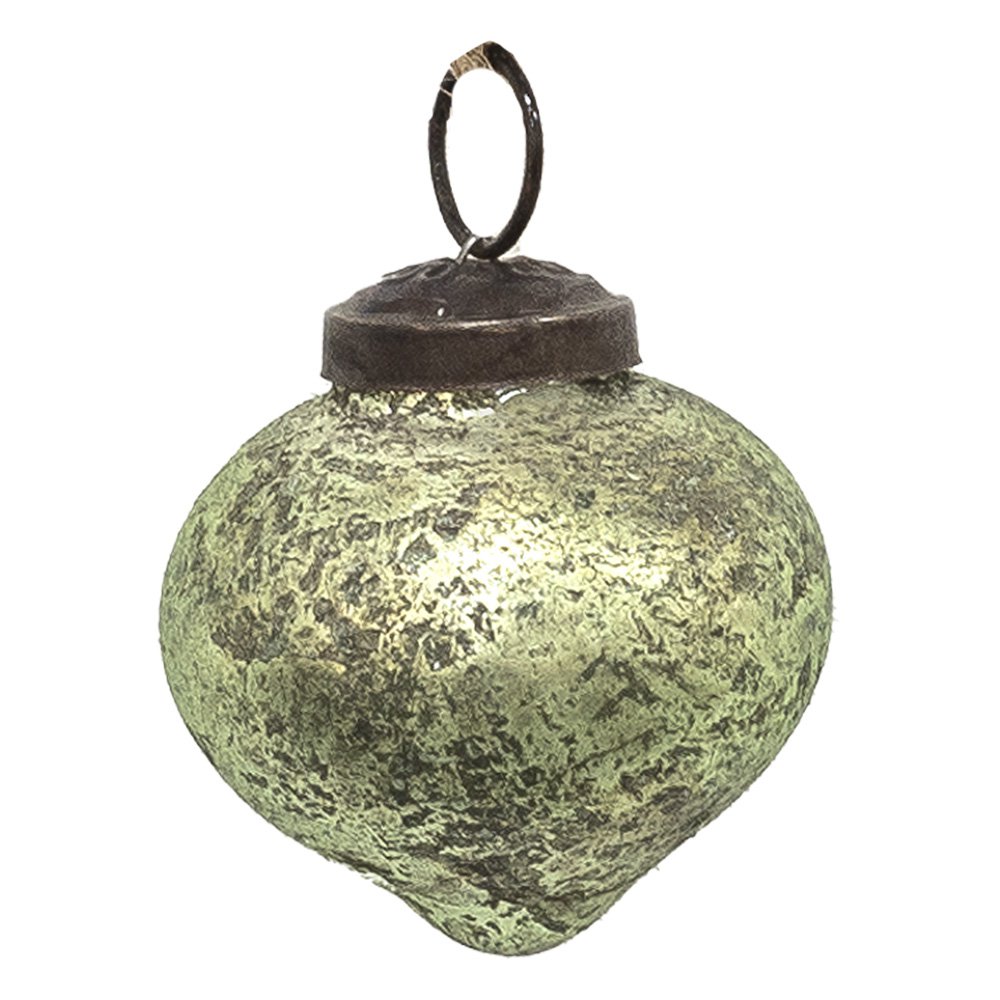 Kerstbal Ø 5 cm Groen Glas Kerstdecoratie