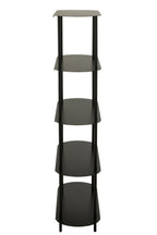 J-Line rek Ovaal - ijzer - zwart