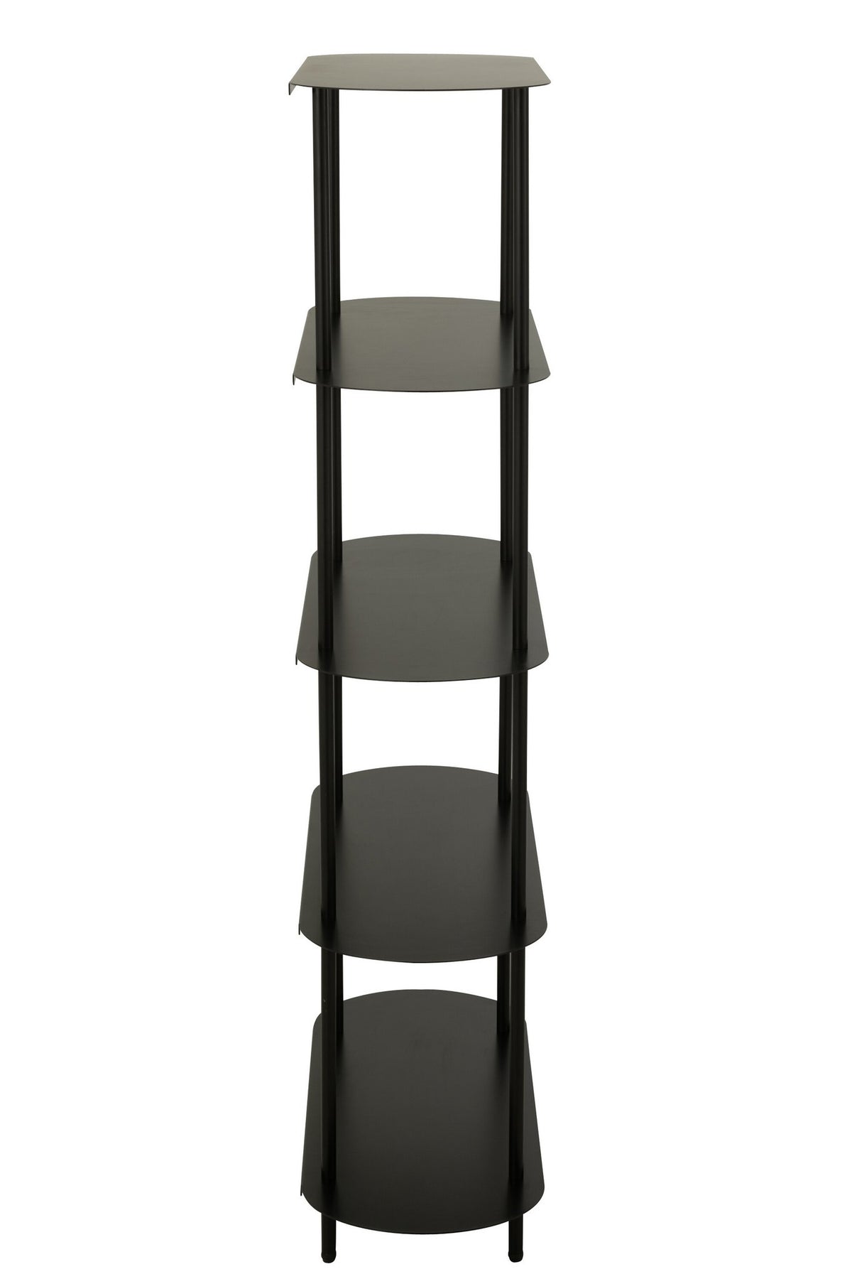 J-Line rek Ovaal - ijzer - zwart