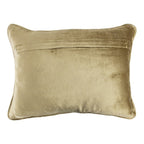 Half kussen fluweel goud 35x45cm