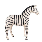 Beeld Zebra 28 cm Zwart Wit Papier