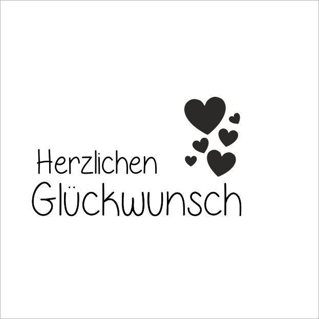 Wenskaart - Herzlichen Glückwunsch