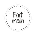 Fait main - wensetiket - rol van 500