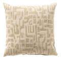 Dutch Decor Fabia - Kussen 45x45 cm - Sesam - Bruin, beige