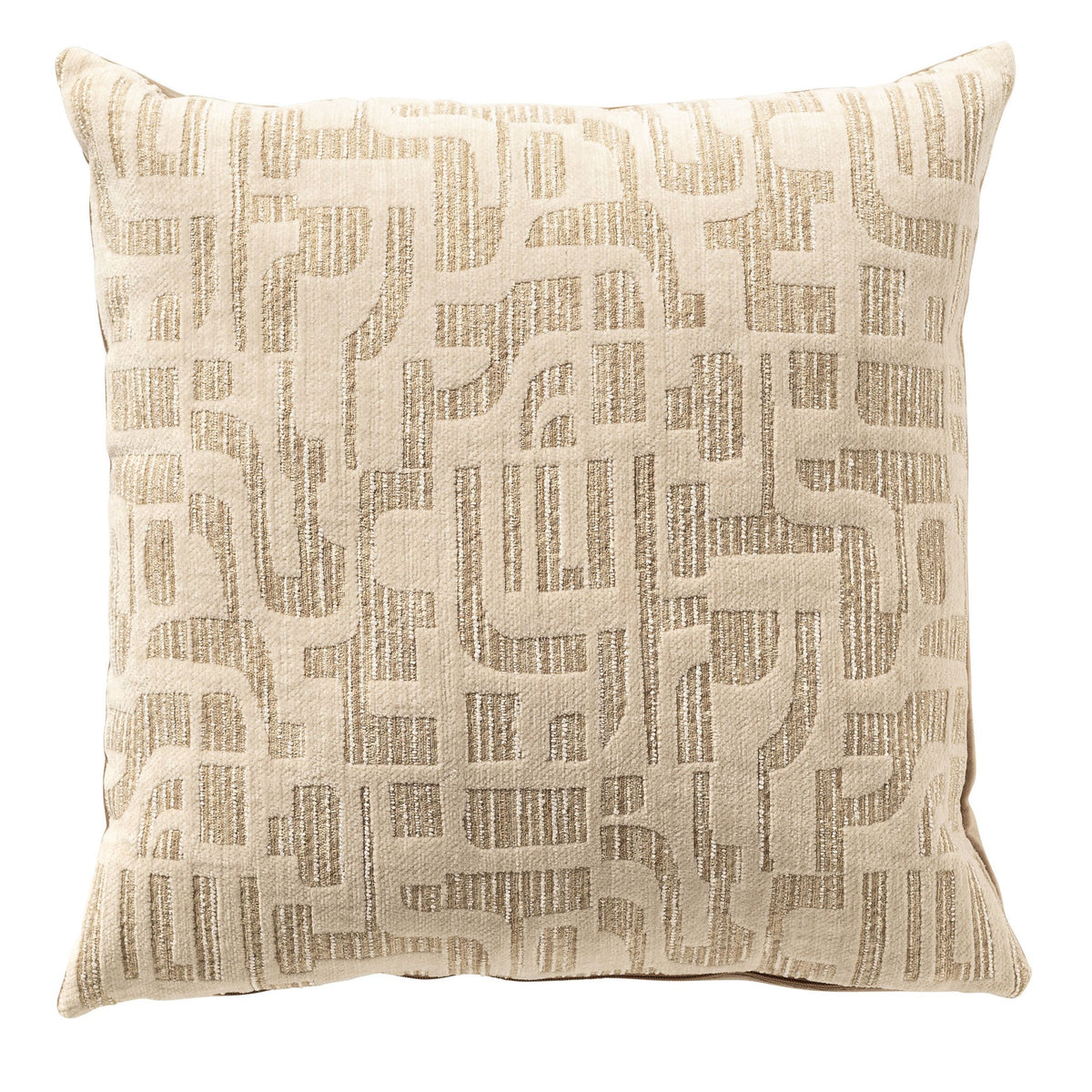 Dutch Decor Fabia - Kussen 45x45 cm - Sesam - Bruin, beige