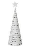 J-Line Ledkerstboom - ijzer - wit - large