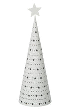 J-Line Ledkerstboom - ijzer - wit - large