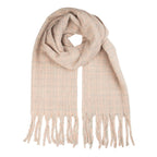 Wintersjaal Dames 50x210 cm Roze Textiel
