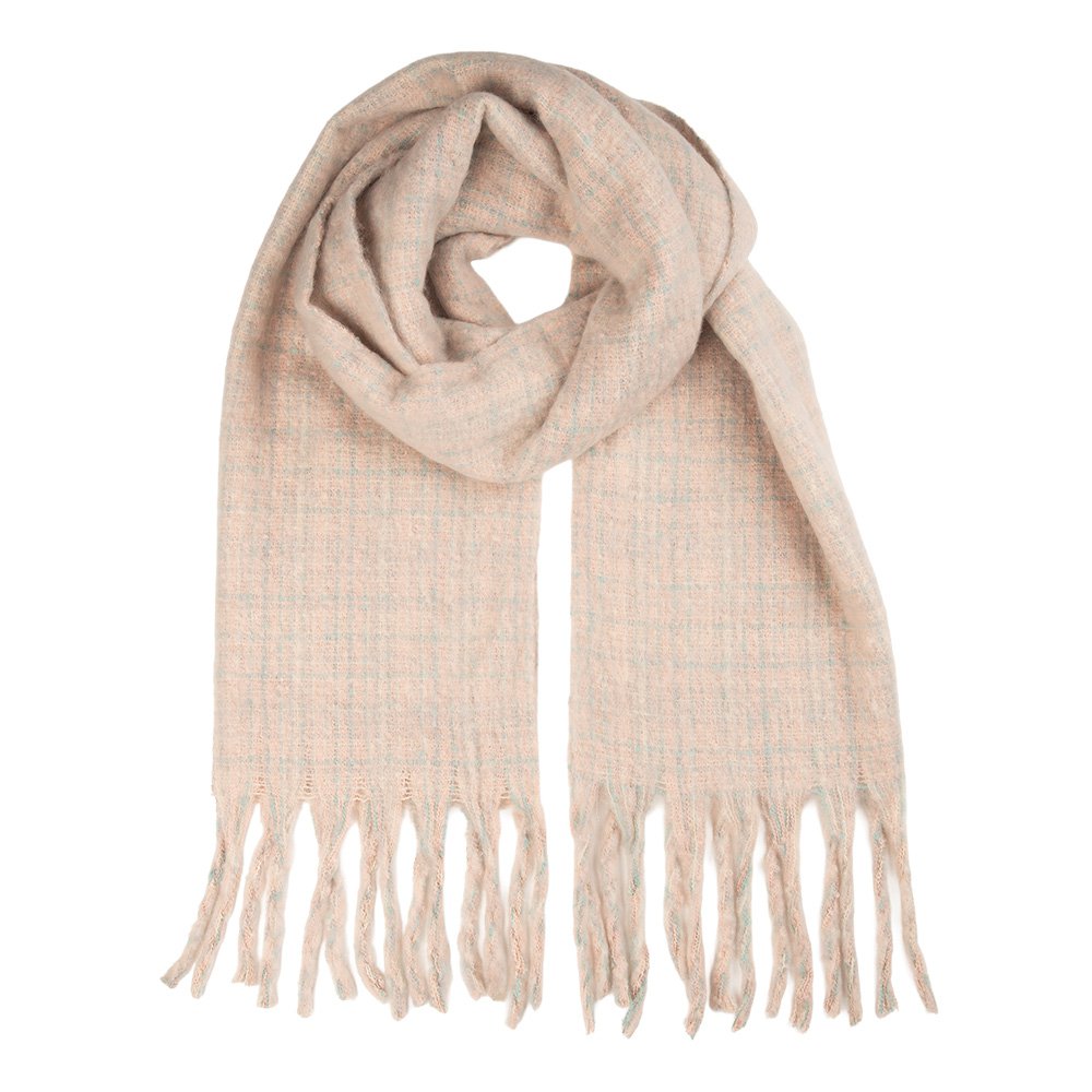 Wintersjaal Dames 50x210 cm Roze Textiel