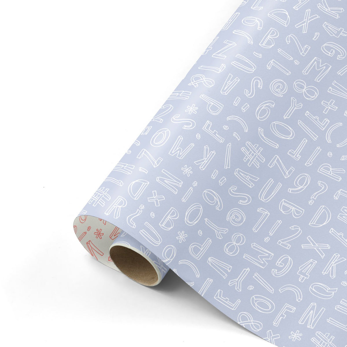 Typo Graphic - Rollen cadeaupapier - 10 stuks
