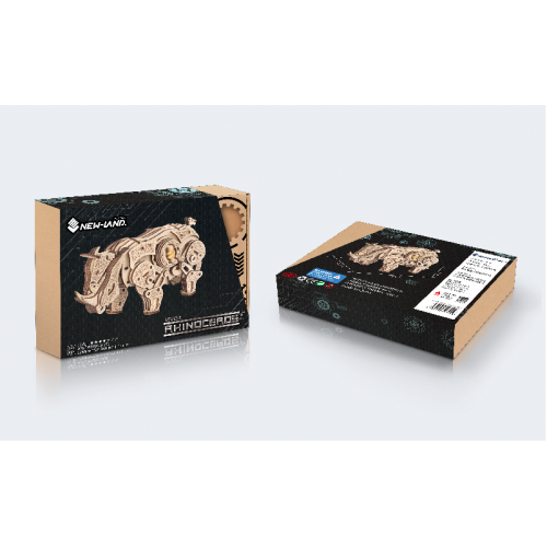 Bouwpakket Neushoorn- Mechanisch